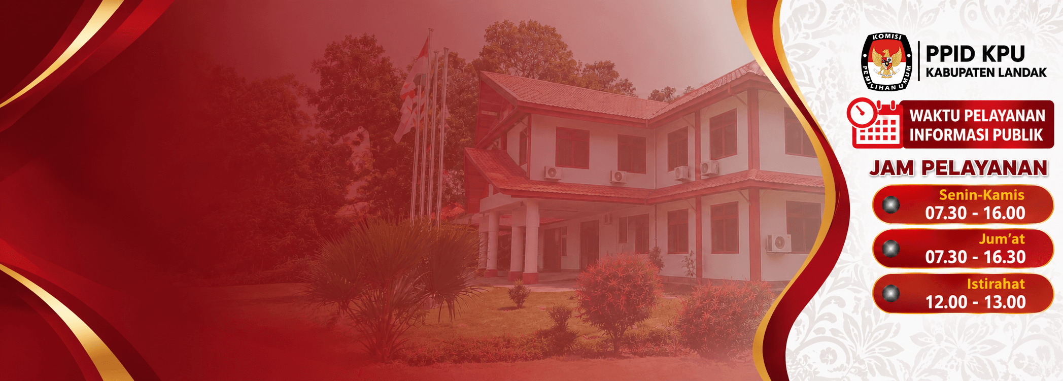 Waktu Pelayanan Informasi Publik PPID KPU Kabupaten Landak